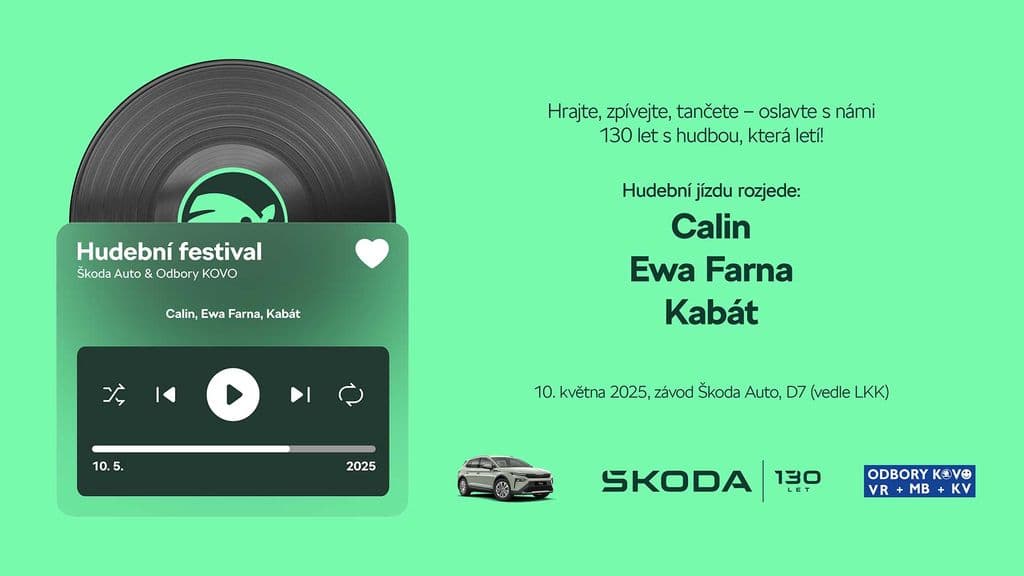Hudební festival Škoda Auto & Odbory KOVO 2025