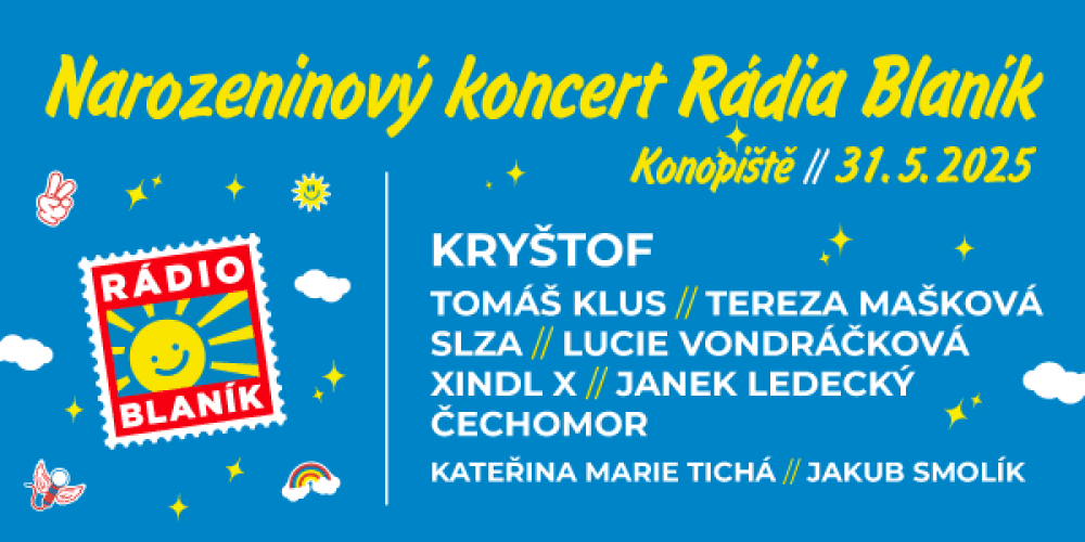 Narozeninový koncert rádia Blaník 2025